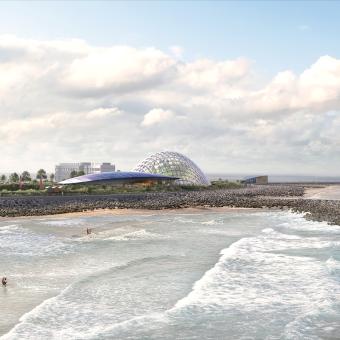 CGI image of Eden Project Morecambe